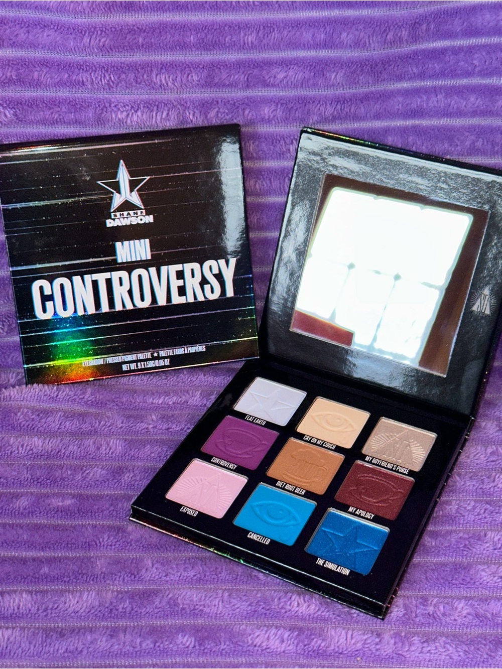 Jeffree Star x Shane Dawson Mini Controversy eye shadow palette make-up
